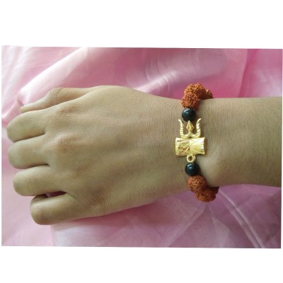  Rudraksha Bracelet Trishul Damaru 